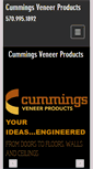 Mobile Screenshot of cummingsveneerproducts.com